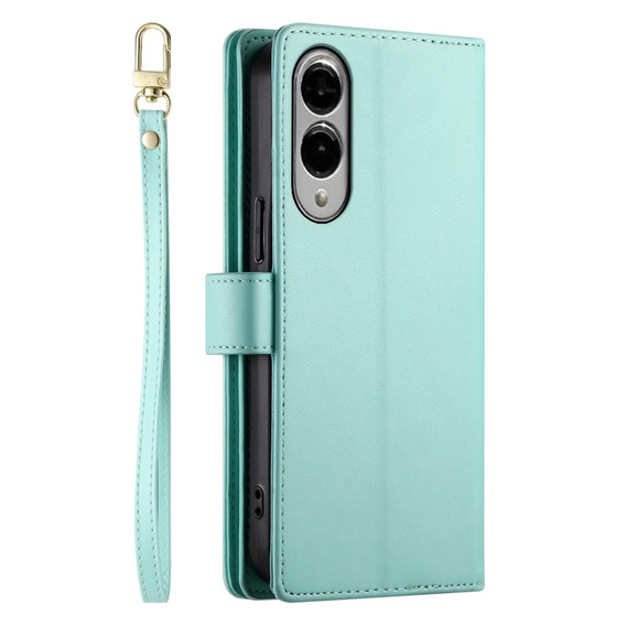 Klopové pouzdro pro Samsung Galaxy S25 Edge, Wallet Zipper Pocket, mincovní
