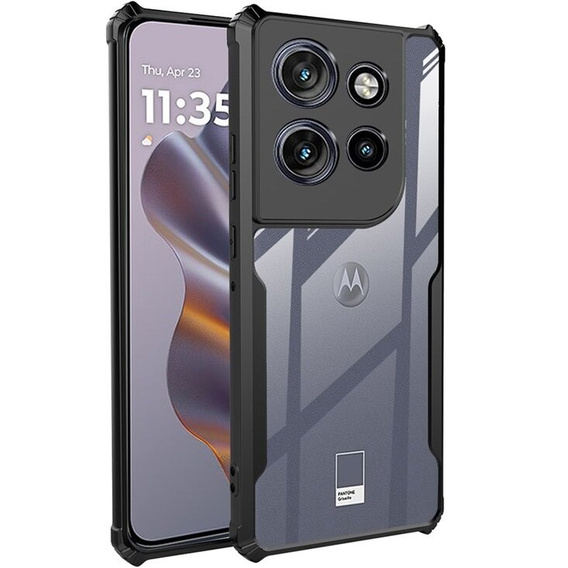 Pouzdro pro Motorola Edge 50 Neo, AntiDrop Hybrid, černé