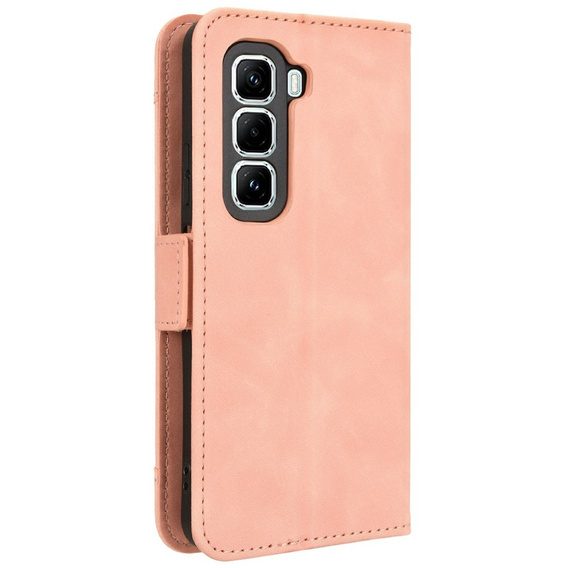 Klopové pouzdro pro Infinix Hot 50 Pro 4G, Card Slot, růžové