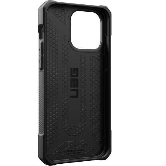 Pouzdro Urban Armor Gear pro iPhone 15 Pro Max, Monarch, Kevlar černé
