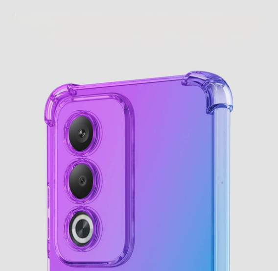 Pouzdro pro Oppo A80, Gradient Dropproof, Fialová / modrá
