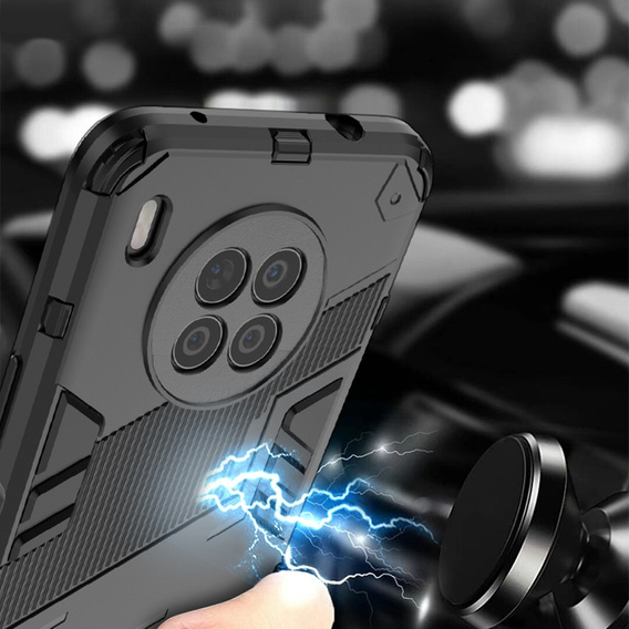 Pouzdro pro Huawei Nova 8i /Honor 50 Lite, Military kickstand, modré