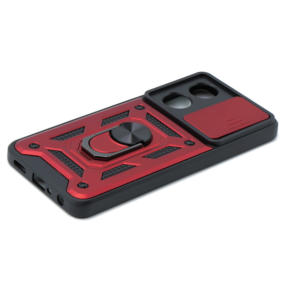 Pouzdro pro Oppo A58 4G, CamShield Slide, červené