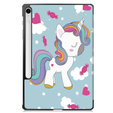 Pouzdro pro Samsung Galaxy Tab S10 Lite / S10 FE / S9 FE, s klopou, unicorn