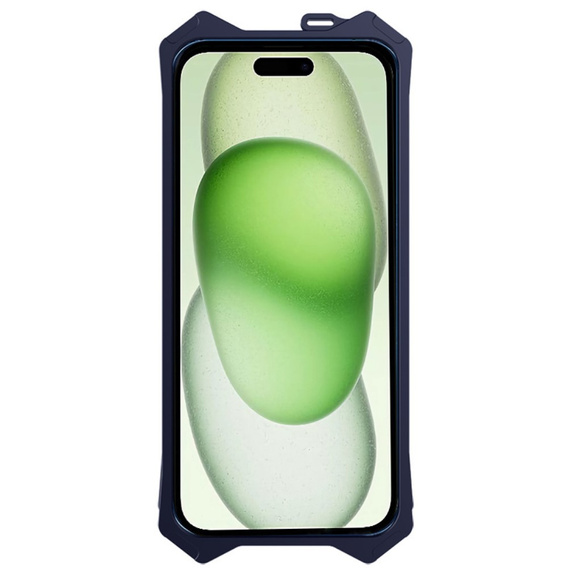 Pancéřové pouzdro pro iPhone 15 Plus, Aluminum Alloy, černé