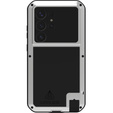 Pouzdro Love Mei pro Samsung Galaxy S25 Ultra, armored with glass, šedé