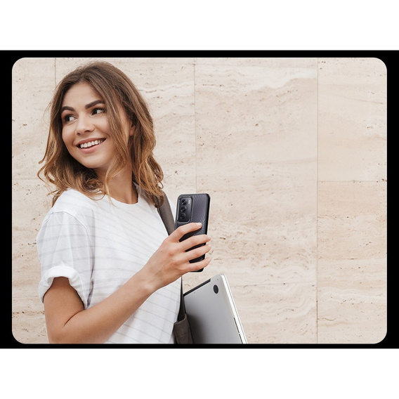 Pouzdro DuxDucis pro Oppo Reno 12, Aimo case, transparentní / černé