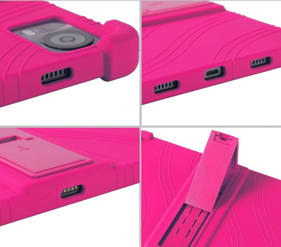 Silikonový obal pro DOOGEE T30 Pro, Impact, pancéřovaný, růžové