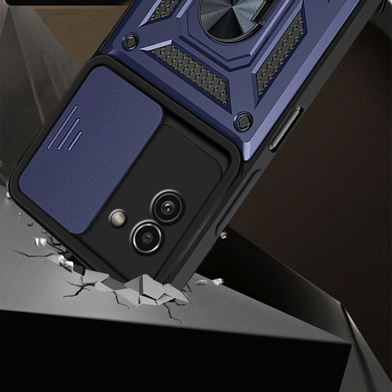 Pouzdro pro Samsung Galaxy A03, CamShield Slide, modré