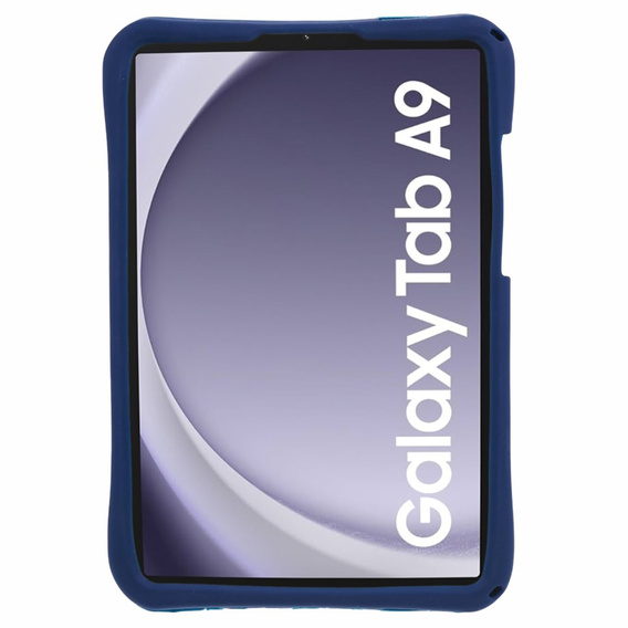 Dětské silikonové pouzdro pro Samsung Galaxy Tab A9 T220 X110 / X117, Armoured, Astronaut, námořnická modř