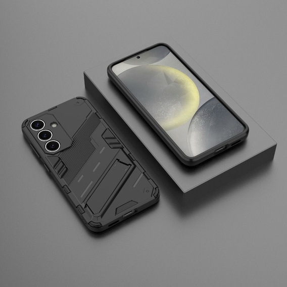 Pouzdro pro Samsung Galaxy A56 5G, Military kickstand, černé