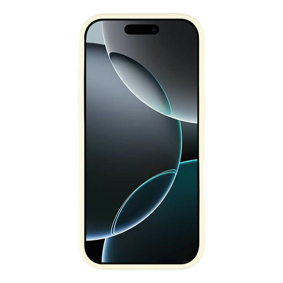 Silikonové pouzdro pro iPhone 17 Pro Max - kompatibilní s MagSafe, proti nárazu, béžové