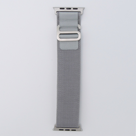 Nylonový řemínek pro Apple Watch 1/2/3/4/5/6/7/8/SE/ULTRA 42/44/45/49 mm, šedý