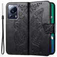 Klopové pouzdro pro Xiaomi 13 Lite, Butterfly, černé