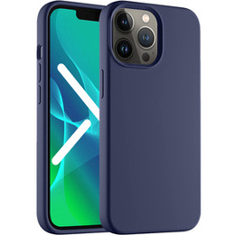 Pouzdro pro iPhone 14 Pro Max, Silicone Lite, námořnicky modré