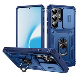 Pouzdro pro Samsung Galaxy S25 Ultra, KickStand Camera Lens, modré