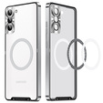 Ochranné pouzdro na fotoaparát pro Samsung Galaxy S21 FE 5G, CamShield MagSafe, průhledná / stříbrná