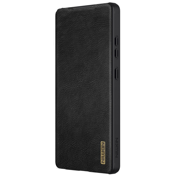 Flipové pouzdro NILLKIN pro Samsung Galaxy S25 Ultra, CamShield Qin Pro, kůže, černé