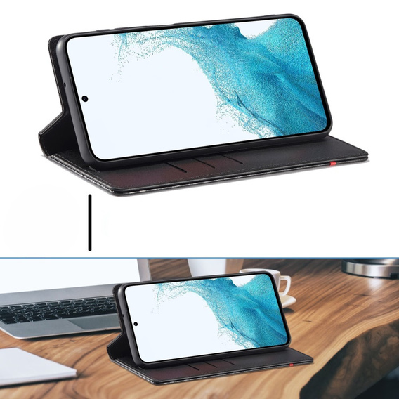 Flipové pouzdro pro Samsung Galaxy A26, Carbon LC.IMEEKE, černé