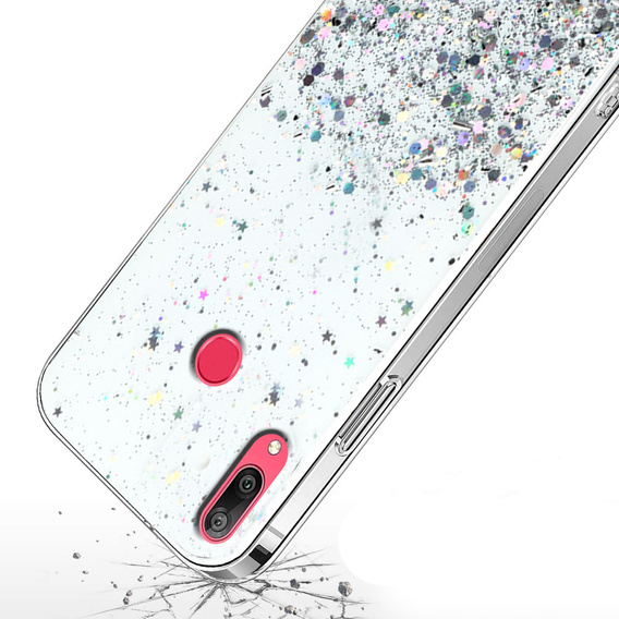 Pouzdro pro Huawei Y7 2019, Glittery, průhledné