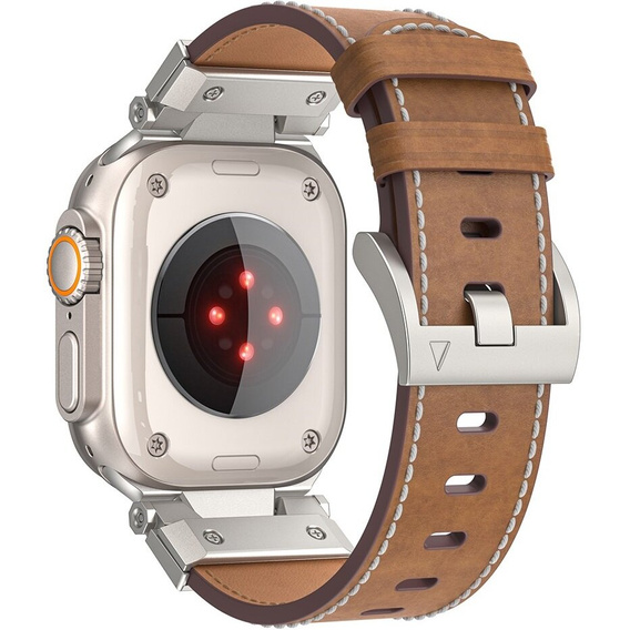 Kožený řemínek pro Apple Watch 1/2/3/4/5/6/7/8/9/SE/Ultra/Ultra 2 42/44/45/49MM