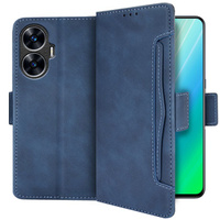 Klopové pouzdro pro Realme C55, Card Slot, modré