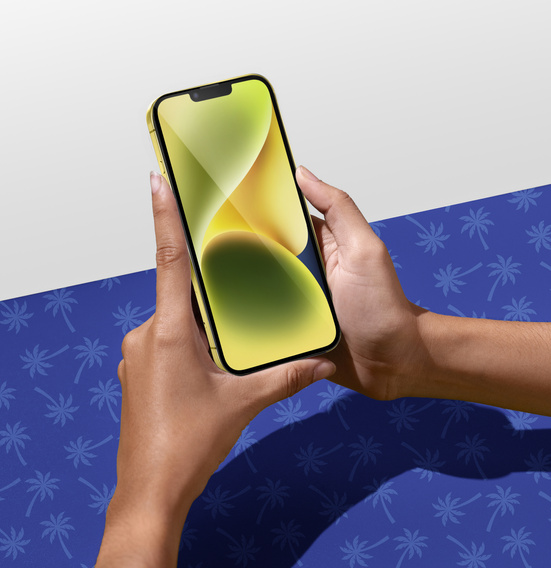 Tvrzené sklo Diamond Palm pro iPhone 14