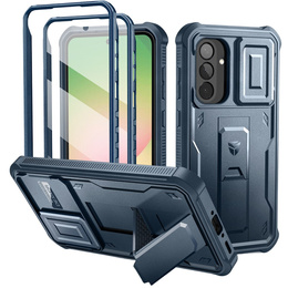 Pancéřové pouzdro pro Samsung Galaxy A56 5G, Dexnor Full Body (Two Frames), modré