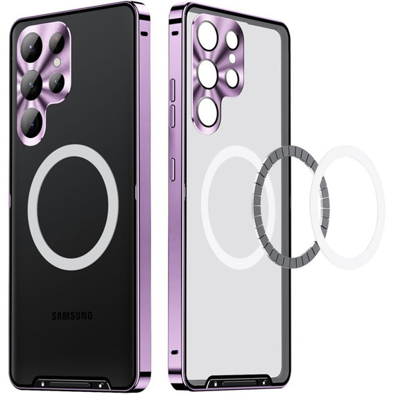 Ochranné pouzdro na fotoaparát pro Samsung Galaxy S25 Ultra, CamShield MagSafe, fialové