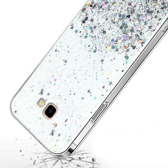 Pouzdro pro Samsung Galaxy J4 Plus, Glittery, průhledné