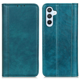 Pouzdro pro Samsung Galaxy A36 5G, Wallet Litchi Leather, zelené