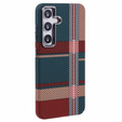 Pouzdro pro Samsung Galaxy S25+ Plus, Carbon Fiber MagSafe, červená / zelená