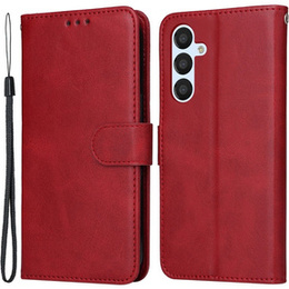 Klopové pouzdro pro Samsung Galaxy A54 5G, Leather Wallet, červené