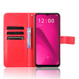 Klopové pouzdro pro T Phone 2 5G, Crazy Horse Wallet, červené
