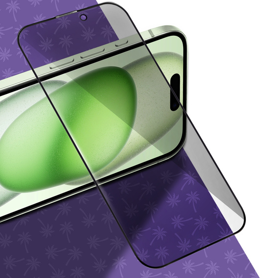 Tvrzené sklo Shy Palm pro iPhone 15