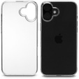 Pouzdro pro iPhone 16, ERBORD Slim, průhledné + 9H sklo