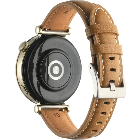 Řemínek z přírodní kůže pro hodinky s šířkou uchycení 18 mm