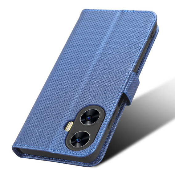 Klopové pouzdro pro Realme C55, Wallet, Smart Magnet, modré