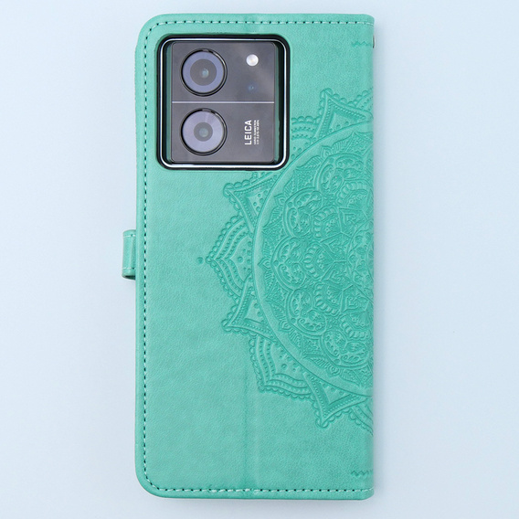 Klopové pouzdro pro Xiaomi 13T / 13T Pro, Mandala, zelené