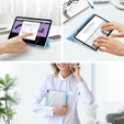 Pouzdro pro Samsung Galaxy Tab S9 FE / S10 FE, Dux Ducis TOBY, modré