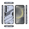 Pouzdro pro Samsung Galaxy A36 5G, Military kickstand, námořnicky modré
