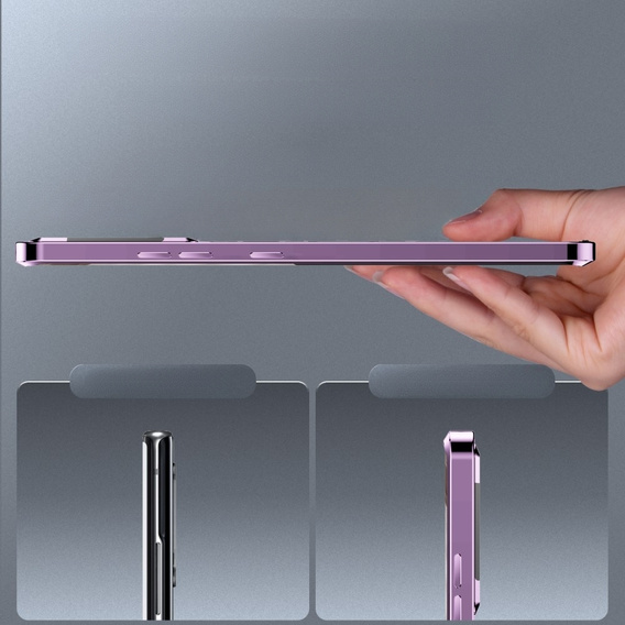Ochranné pouzdro na fotoaparát pro Samsung Galaxy Note 10+ Plus, CamShield MagSafe, transparentní / fialové