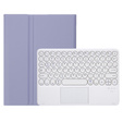 Pouzdro + klávesnice Samsung Galaxy Tab S6 Lite 2020 P610/P615 / S6 Lite 2022 10.4, Touchpad Pen Slot, fialové