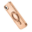 Pouzdro iPhone 16e, Glittery Magnetic Kickstand, růžové rose gold