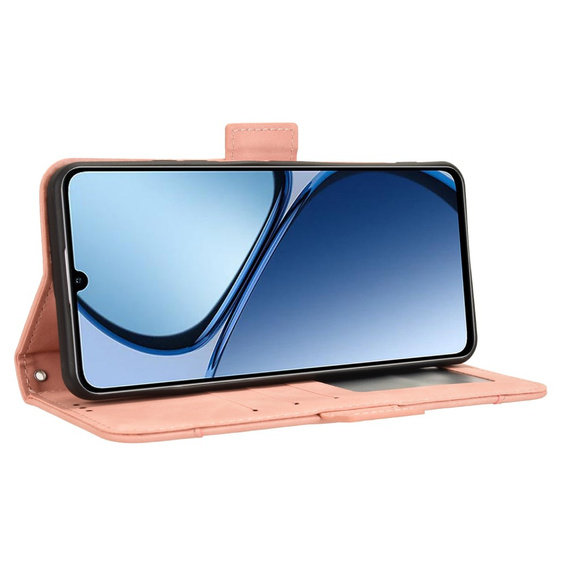 Klopové pouzdro pro Realme C61, Card Slot, růžové