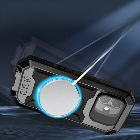 Pevné pouzdro R-JUST s krytem displeje a stojánkem pro iPhone 17