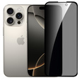 2x Tvrzené sklo pro iPhone 17 Pro/17/16 Pro, ERBORD 9H Easy App Anti-Peep