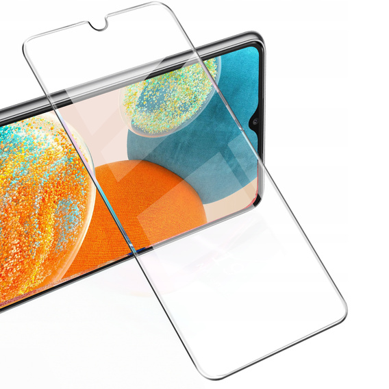 2x tvrzené sklo pro Samsung Galaxy A23 4G/5G, ERBORD 9H Hard Glass na displeji