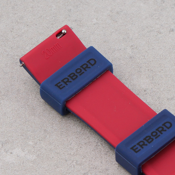 ERBORD Univerzální 20mm silikonový řemínek