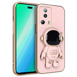 Pouzdro pro Xiaomi 13 Lite, Astronaut, růžové rose gold